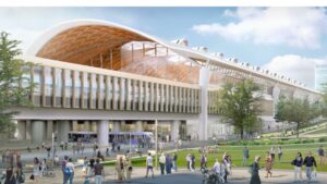 HS2 Curzon Street Viaduct 3D render