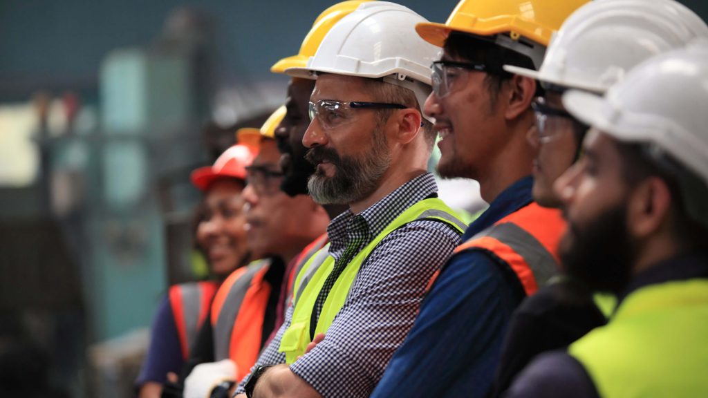 Temporary construction workers